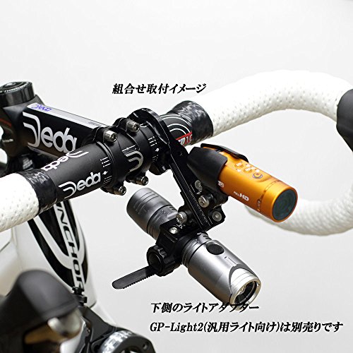 REC-MOUNTS ダブルバーマウント Double Bar mount for パナソニック ウェアラブルカメラ HX-A1H/HX-A500用 ハンドル/2デバイス向け[PS-31HX]