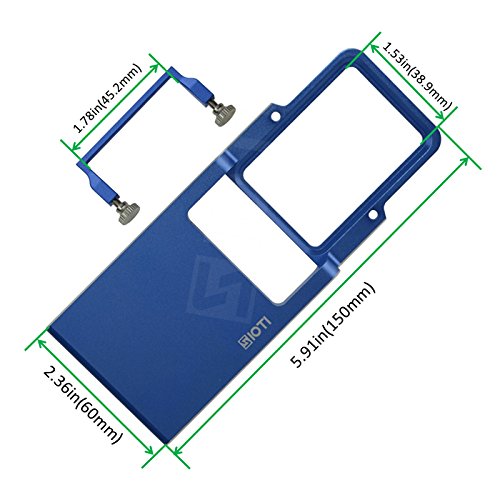 SIOTI スイッチマウントハンドヘルドジンバルプレートアダプタ DJI Osmo ZhiyunのGoPro 3 + / 4/5/6用スムーズモバイルジンバルハンドヘルド (Black)