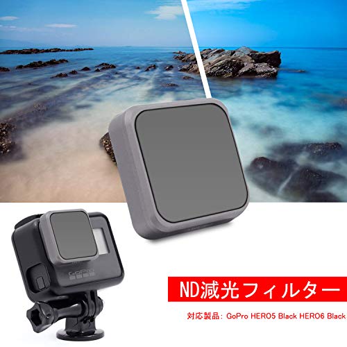 LENSKINS MRC ND4 for Gopro Hero (2018）/ Hero7 Black / Hero6 Black / Hero5 Black ゴープロ用 減光フィルター Gopro NDフィルター 光量調整 超軽 薄型 ND4