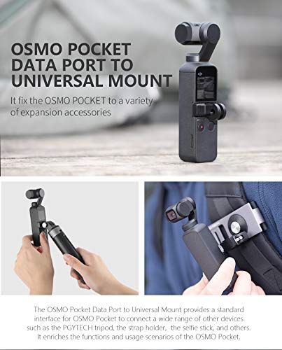 Honbobo DJI Osmo Action/Osmo Pocket対応L字型ブラケット+ PGYTECH製品 (コンビネーションセット)