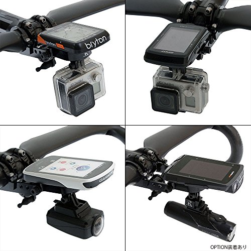 REC-MOUNTS(レックマウント) T11 汎用 コンボマウント 両持ちナロータイプ(下部アダプター付き) Garmin/GIANT/bryton/Xplova ソケット部対応[T T11-Narrow19+GP