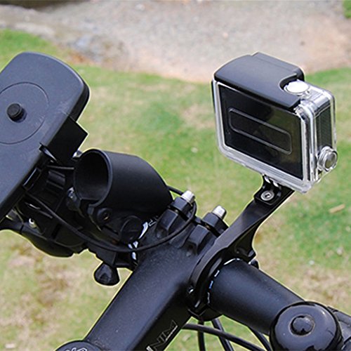 ノーブランド品 　アルミ製　バイク/オートバイ用　ハンドルバー　Gopro Hero 2 3 4カメラ対応