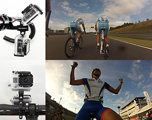 REC-MOUNTS バーマウントダブル Double Bar mount for GoPro(ゴープロ)HEROシリーズ用 ハンドル/2デバイス向け[REC-B31]