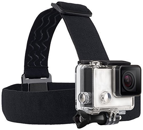 iNTE-Active Camera 【Amazon限定・即日出荷】 カメラ ヘッドストラップ マウント ゴープロシリーズ 互換アクセサリー 頭部固定ベルト 調節可能 （適用 GoPro Hero 1 2 3 4 5/DBPOWER/WIMIUS/AKASO/Patech/Levin/SJCAM) iNTE-AC1022