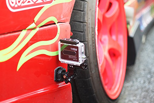 REC-MOUNTS 回転式粘着マウント タイプ1 Rotary Self-adhesive mount(接着式カーブ + 接着式フラットマウント)  for GoPro(ゴープロ)HEROシリーズ用 [REC-B51T1GP]