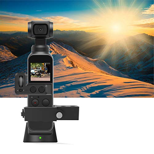 XBERSTAR DJI OSMO POCKET 拡張マウント部品 ホルダー 1/4ネジ穴&3/8ネジ穴付 撮影用アクセサリー