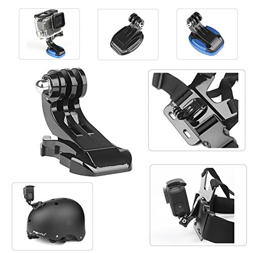 SHOOT 5 in 1 アクションカメラ アクセサリー セット 撮影用パーツ for GoPro SJCAM YI APEMAN MUSON AKASO DBPOWER