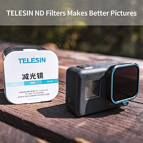 TELESIN Gopro hero7black/hero6/hero5用レンズフィルター ND減光フィルターND4 ND8 ND16 カメラ