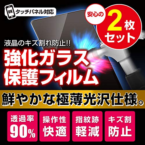 Mast cart GoPro HERO7 Black/GoPro HERO6 / GoPro HERO5 用 強化ガラス液晶保護フィルム 【2枚セット】1104