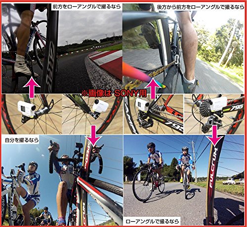 REC-MOUNTS クイックリリースマウント Quick Release Skewers Mount for パナソニック ウェアラブルカメラ HX-A1H/HX-A500用 スキュワー クイックレリーズ ローアングル向け[PS-63HX]