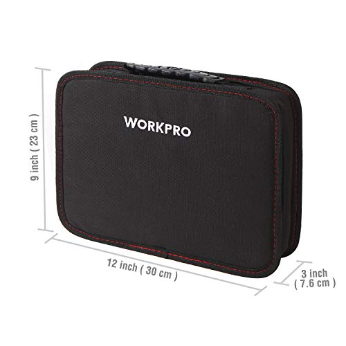 WORKPRO 100PCホームツールセット ガレージツールセット 家具の組み立て＆住まいのメンテナンス用 家庭用基本工具 作業工具セット 作業道具セット