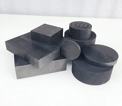 99.9％純粋な黒鉛の石墨のインゴットグロックEDM石墨の板のグラインダ仕上げの表面(70MMx10MM) 99.9% Purity Graphite Ingot Block