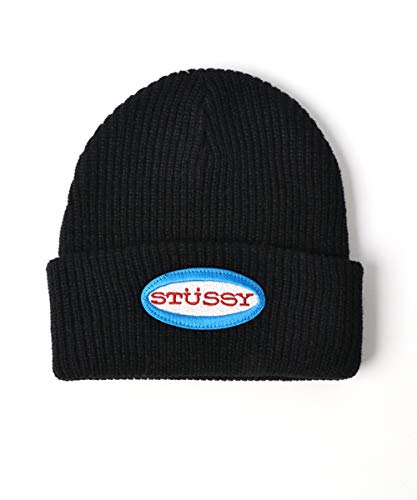 ニット帽 STUSSY OVAL PATCH CUFF BEANIE CAP ビーニー メンズ レディース ニットキャップ [132849] [並行輸入品]