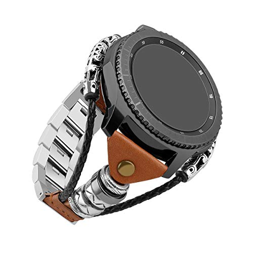 にとって Gear S3 Frontier バンドを見る ステンレス 22mm 時計バンド リンク ブレスレット 時計ストラップ にとって Samsung Gear S3 Classic Galaxy Watch 46mm スマートウォッチ フィットネス