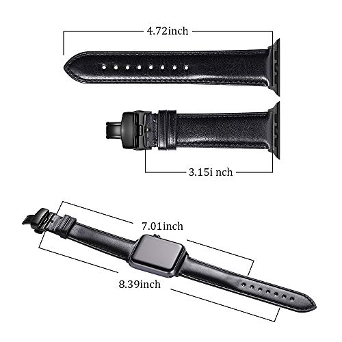 iStrap Apple Watch バンド 42mm 38mm 40mm 44mmスマートウォッチ iWatch アップルウォッチバンド 本革 iWatch Series 4 Series 3 Series 2 Series 1