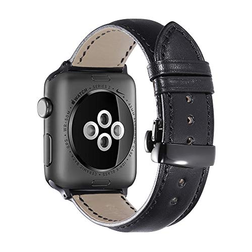 iStrap Apple Watch バンド 42mm 38mm 40mm 44mmスマートウォッチ iWatch アップルウォッチバンド 本革 iWatch Series 4 Series 3 Series 2 Series 1