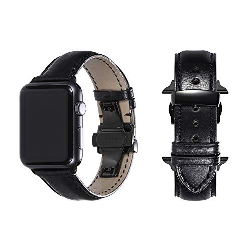 iStrap Apple Watch バンド 42mm 38mm 40mm 44mmスマートウォッチ iWatch アップルウォッチバンド 本革 iWatch Series 4 Series 3 Series 2 Series 1