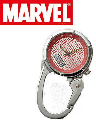 MARVEL カラビナ 懐中時計 マーベル 時計 腕時計 ファッション グッズ シルバー