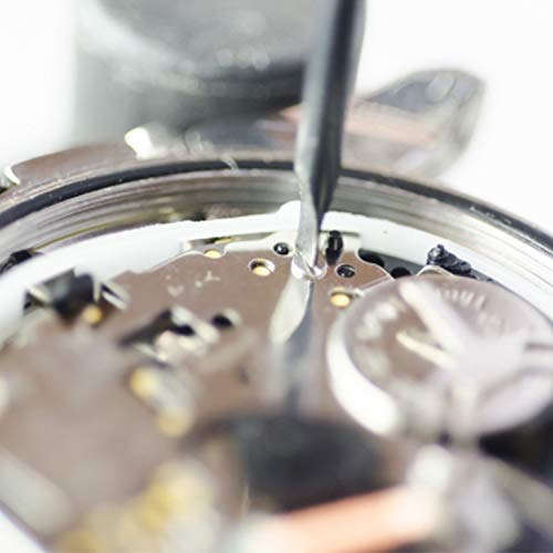 [シャンディニー] 腕時計 工具 ベルト調整 バネ棒外し 両つかみ式 交換 修理キット ブラック