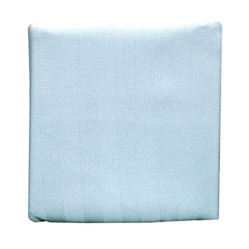 三幸 綿100% サテン 枕カバー ボーダー まくらカバー ブルー 35x50cm 天然素材 肌に優しい 460251-0003
