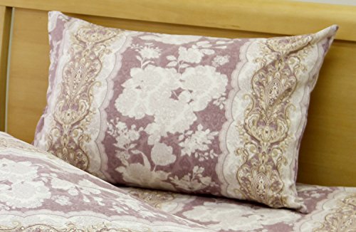 メリーナイト 日本製 綿100% 枕カバー 「モデラート」 43×63cm ピンク 261565-16