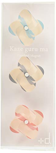 +d Kaze guru ma カゼグルマ (3個入り) パターン（柄） マグネット (パターン5(3個入り/P5）)