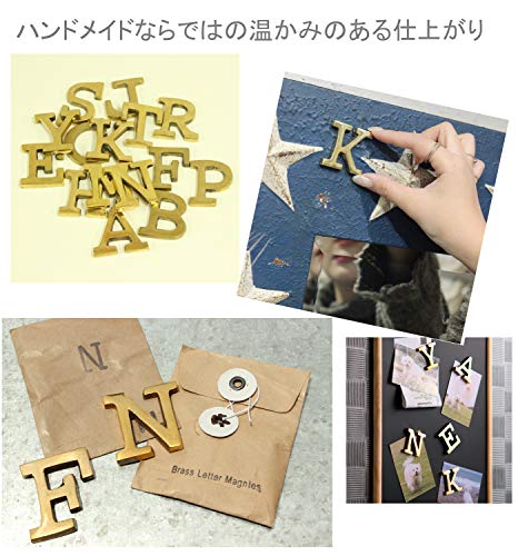 TOSSDICE イニシャルマグネット Brass Letter Magnet Y 真鍮製 TDSM-ABC-MAG-Y