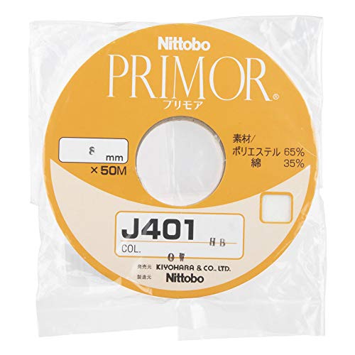 KIYOHARA J401HB ハーフバイアステープ 幅8mm×50m巻 OW オフホワイト J401HB-8