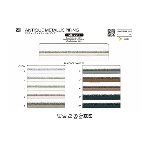 SHINDO ANTIQUE METALLIC SERIES アンティークメタリックシリーズ 現物付きサンプル帳 SIC-9511-9518