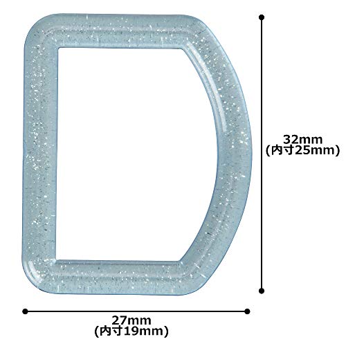 KIYOHARA サンコッコー ラメDカン バラ 20個入り 25mm ブルー 25mm幅対応 GBE3000L