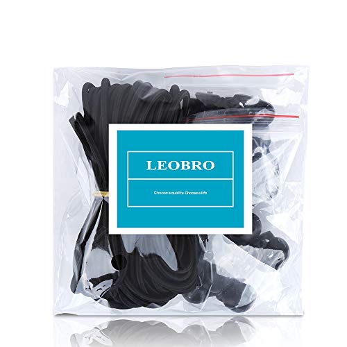 LEOBRO ゴム紐 コードエンド コードストッパー 10セット アウトドア用ゴム 3.5mm×10ｍ コードロック 紐止め 各10個 プラスチック 靴ひも ズボン紐 袋物に