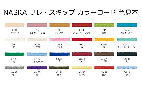 NASKA リレ・スキップ カラーコード 直径45mm×3m巻 Col.22 レモン LS-04