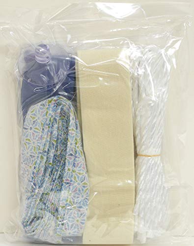 タカギ繊維 Panami 手芸キット 布ぞうり やんわりスリッパ クリーム×青 YW-52