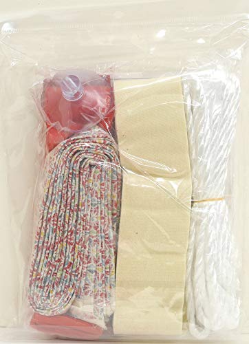 タカギ繊維 Panami 手芸キット 布ぞうり やんわりスリッパ クリーム×赤 YW-51