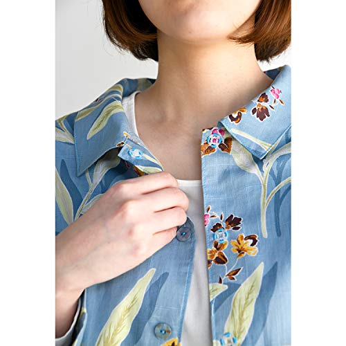 KIYOHARA 高橋恵美子 デザイン 手ぬいのシャツワンピース 材料セット エミココレクション ベリー ブルー スラブクロス 綿100% PB-SECSOP