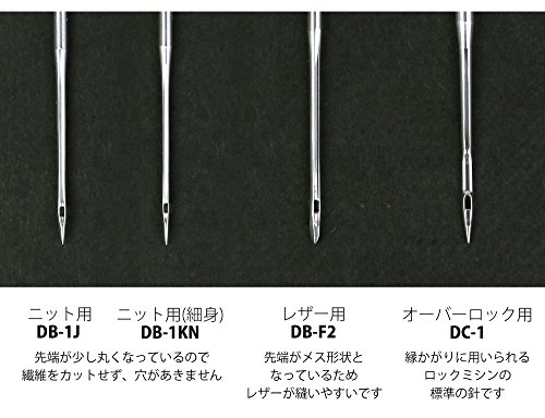 NBK 工業用特殊ミシン針 レザー用 10本入 18番手 DB-F2-18 手芸用品