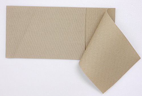 KAWAGUCHI 補修布 普通地~厚地用 アイロン接着 幅6×長さ30cm 薄茶 93-007