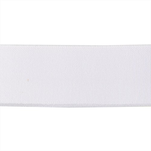 サンコッコー ライクラ織ゴム SUN40-125 40mm 1m巻 白