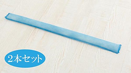 隙間風と結露を防ぐシリカゲルクッション 90cm　2本セット