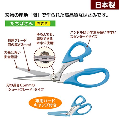 スリムハイグレード裁縫セット【国産はさみタイプ・リッパー付】裁ちばさみ右利き (ブラックスター)