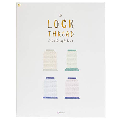 FUJIX 家庭用ロックミシン糸総合見本帳 LOCK THREAD Color Sample Book FK9080