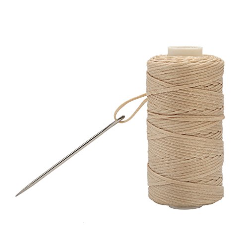 レザークラフト 蝋引き糸 ロウ引き糸 1.2mm 手縫い -「YIGIZA」糸 50m