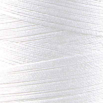ポリエステルミシン糸 普通地用手縫い糸 #50番手 50/3 3000ヤード/巻 縫製糸 主に手縫いやミシンに使う (白)