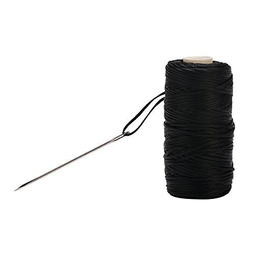 レザークラフト 蝋引き糸 ロウ引き糸 1.2mm 手縫い -「YIGIZA」糸 50m