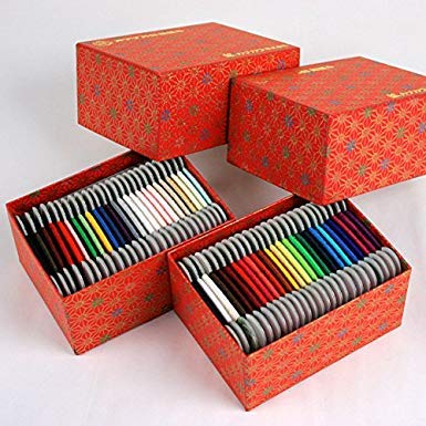 糸 オリヅル印 絹縫糸 25色セット Bカラーセット 加賀ゆびぬきの先生が監修した 箱もかわいいセットです