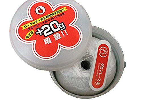 横田 ダルマレース糸 40番 増量 120g巻 約987m 白