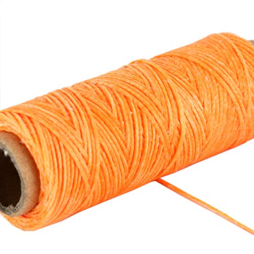 蝋引き糸 ロウ引き糸 ワックスコード 手縫い 手芸 紐 DIY レザークラフト糸 直径1mm 18個セット 各50m