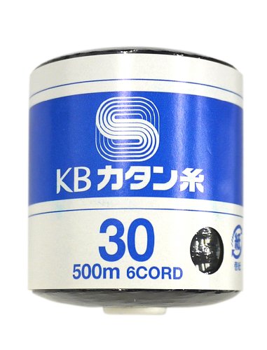 KBツヅキ カタン糸 30/500　黒