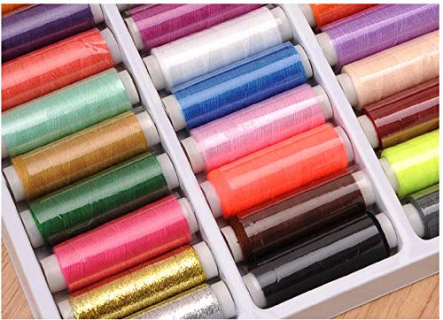 裁縫道具セット ミシン糸 裁縫 縫い糸 手芸 ソーイング 手縫い 常備 兼用 30個入り