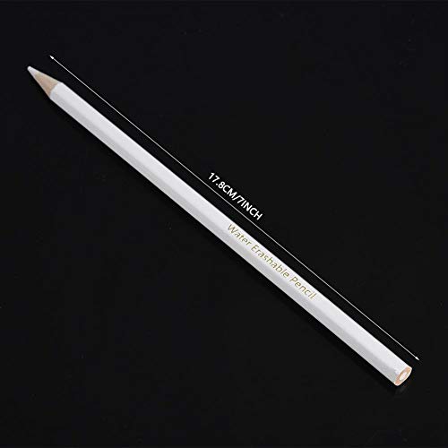 テーラーメイドチョークペン12個白マーキング鉛筆水溶性白鉛芯鉛筆裁断木製ケース特殊鉛筆